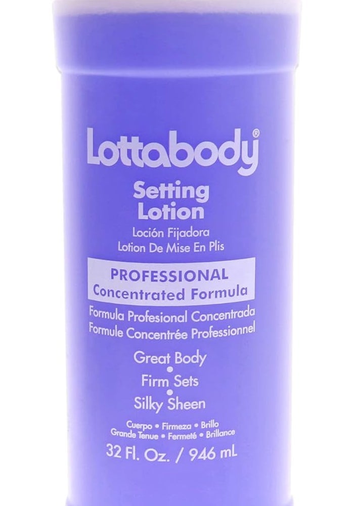 Lottabody Professional Setting Lotion, 32 Ounce - Concentrated Formula for Firm Hold and Silky Sheen - Image 1